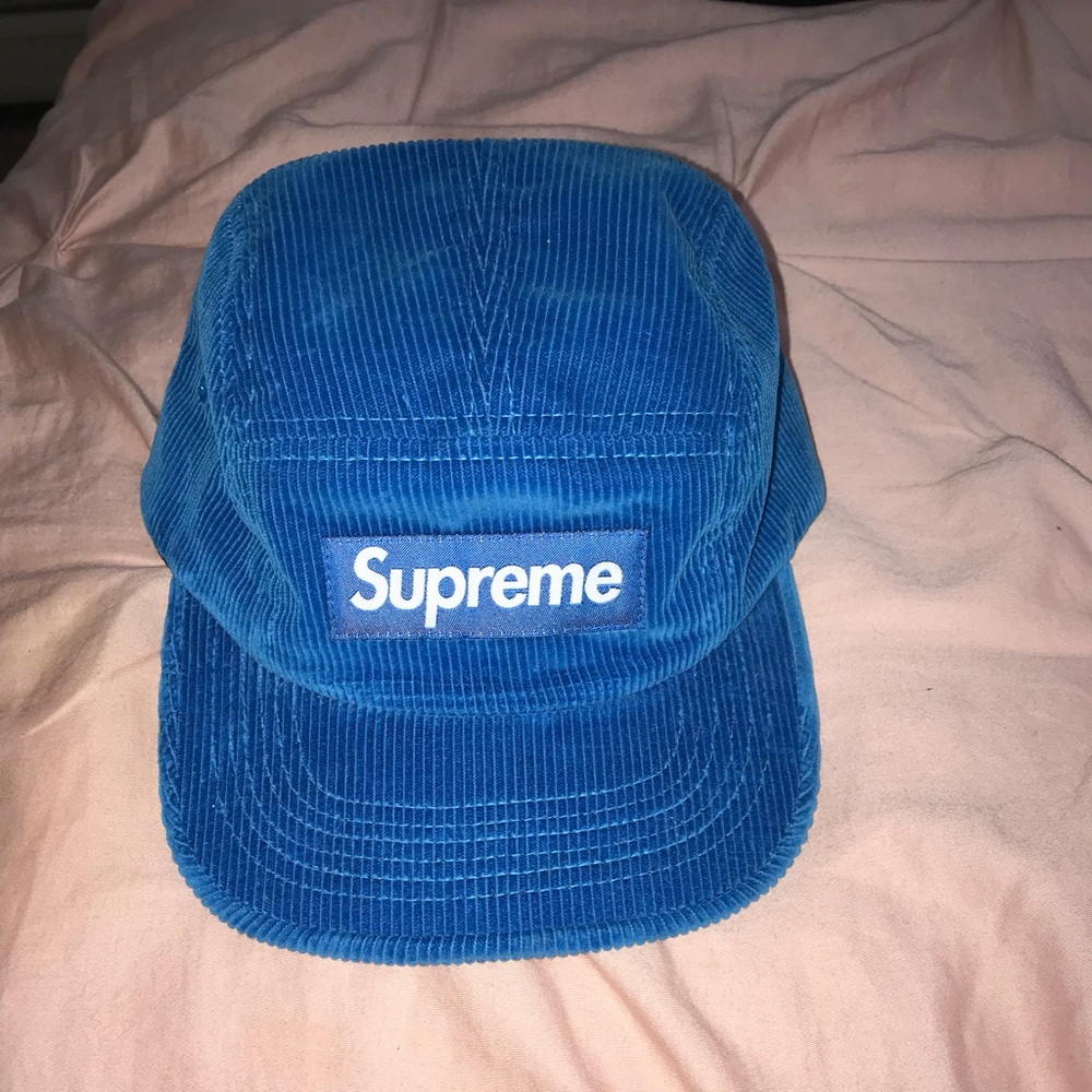 Blue Supreme Corduroy Hat